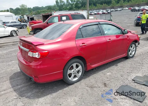 2012 Toyota Corolla S z USA, uszkodzony, nr VIN 2T1BU4EE9CC816756